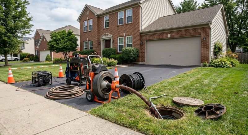 Sewer Line Unclogging in Columbus, OH
