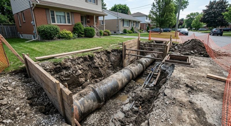 Sewer Main Installation in Austin, TX